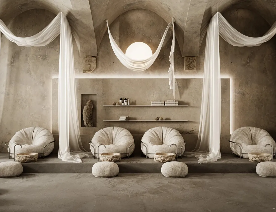 Salon interior and fixture reference