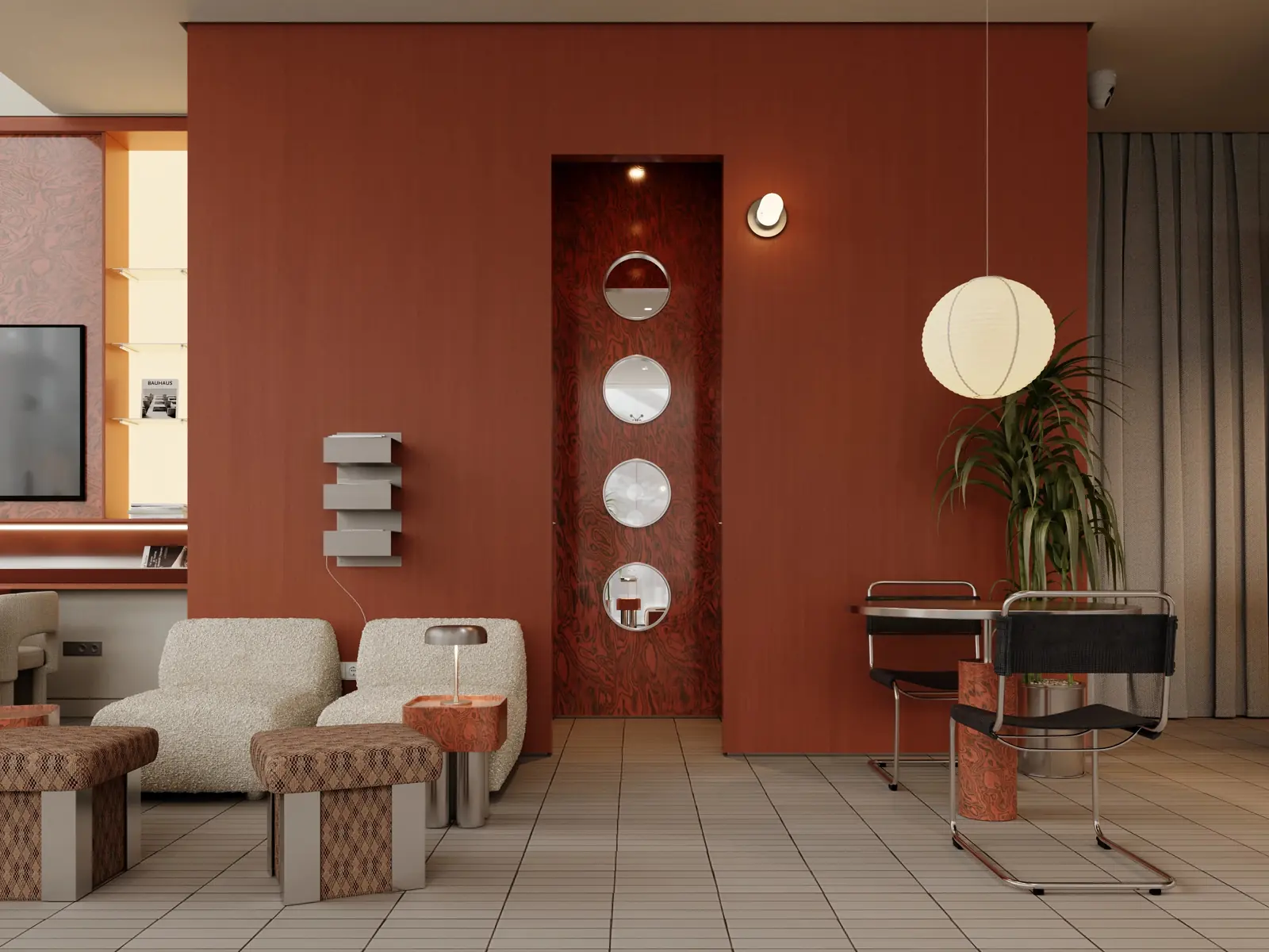 Urban Black Coffee Retail Bar visual concept