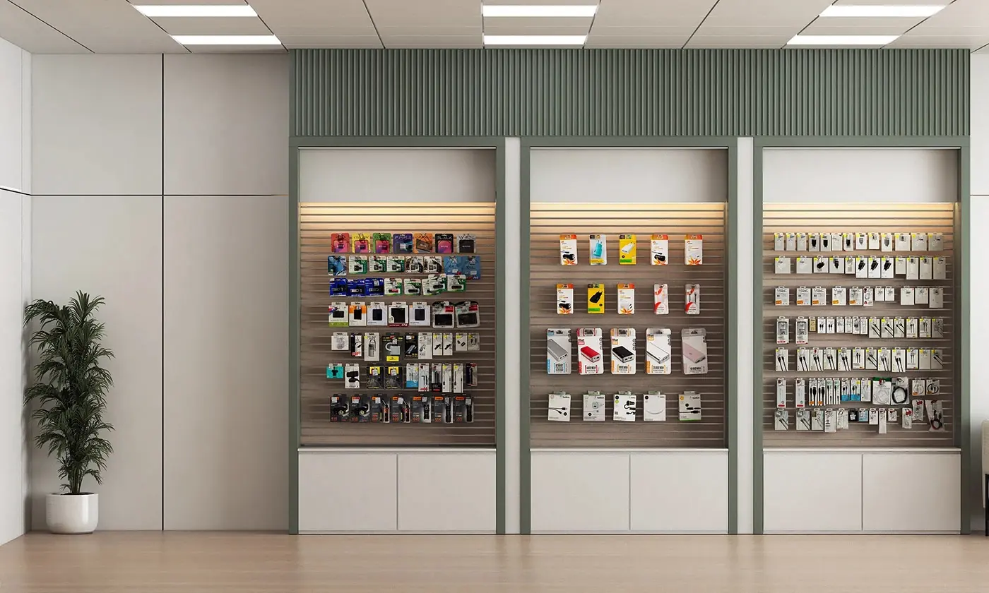 Black Tech Electronics Boutique visual concept