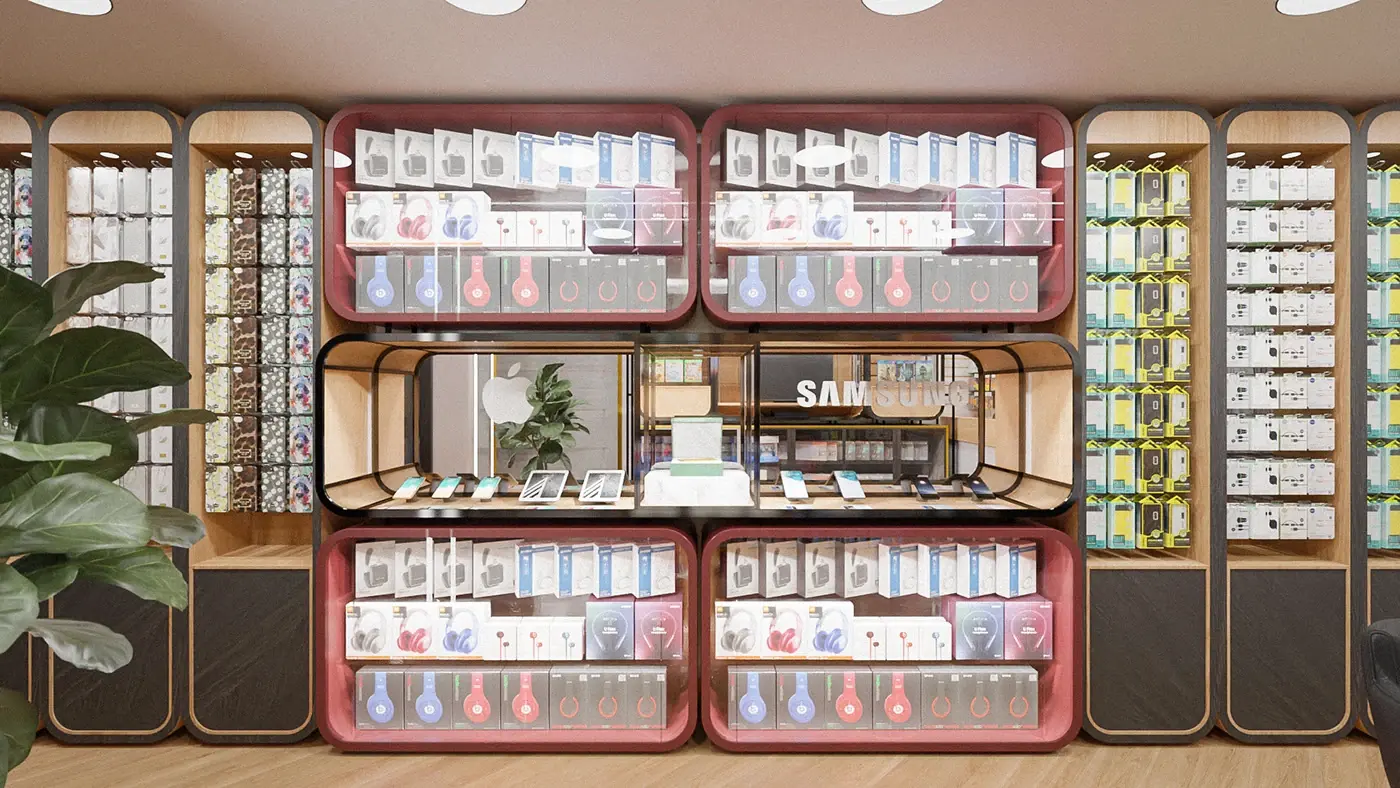 Lifestyle Gadget Display Store visual concept