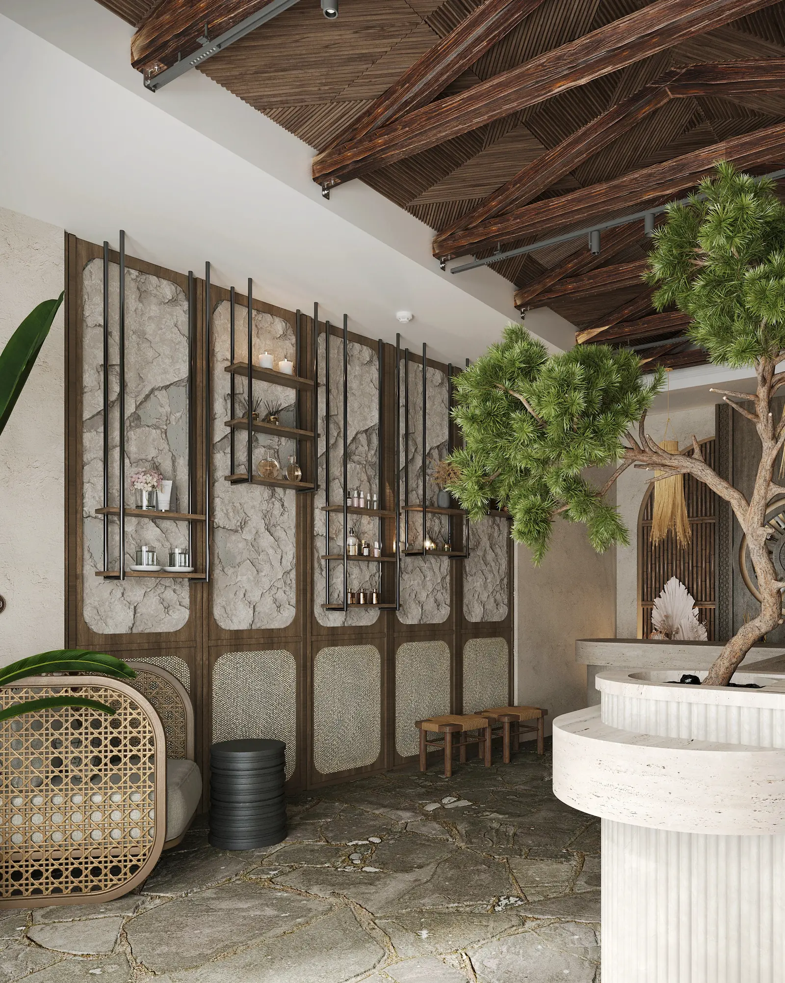 Glam Makeup Display Shop visual concept