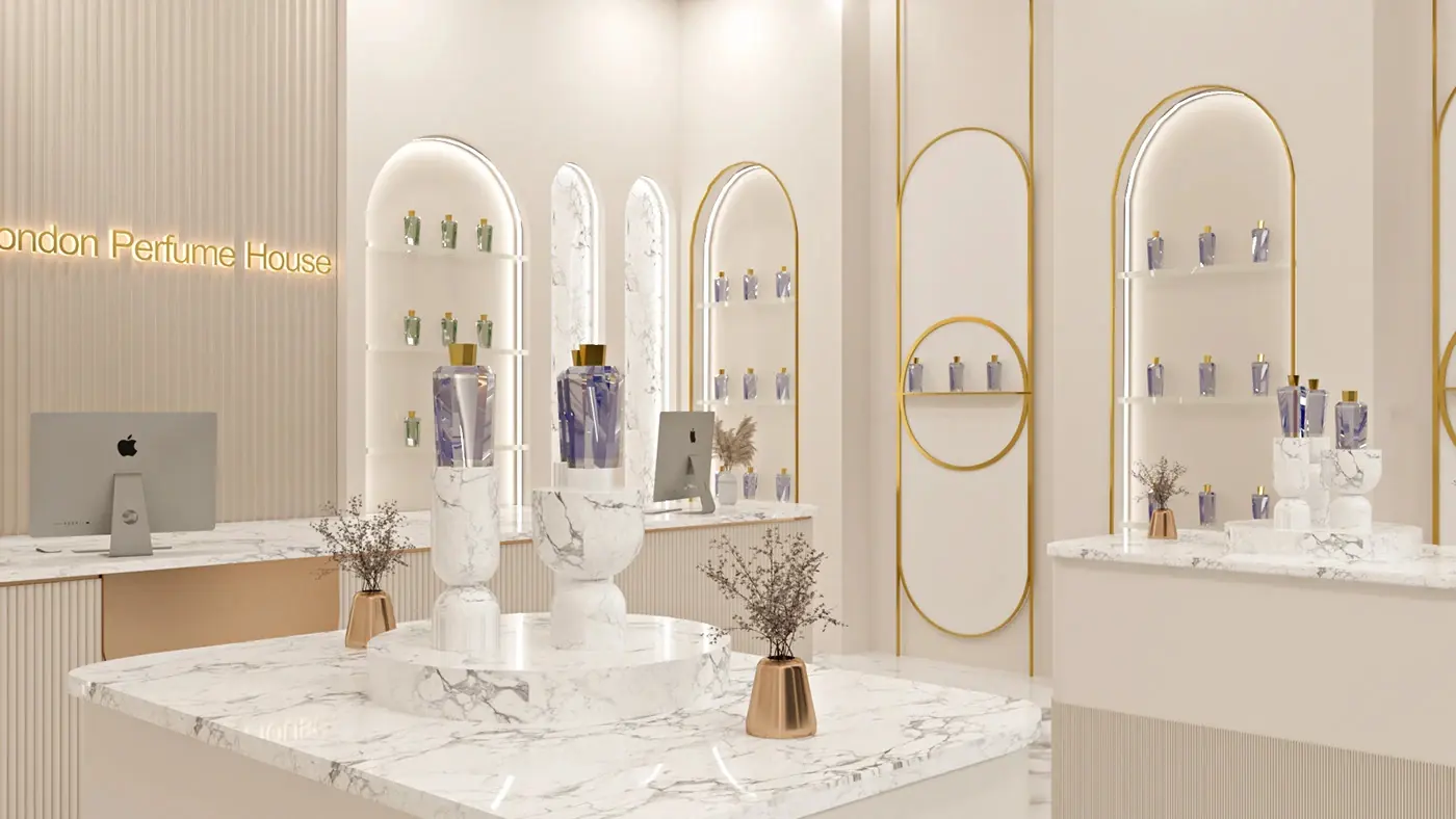 Luxury Perfume Boutique visual concept