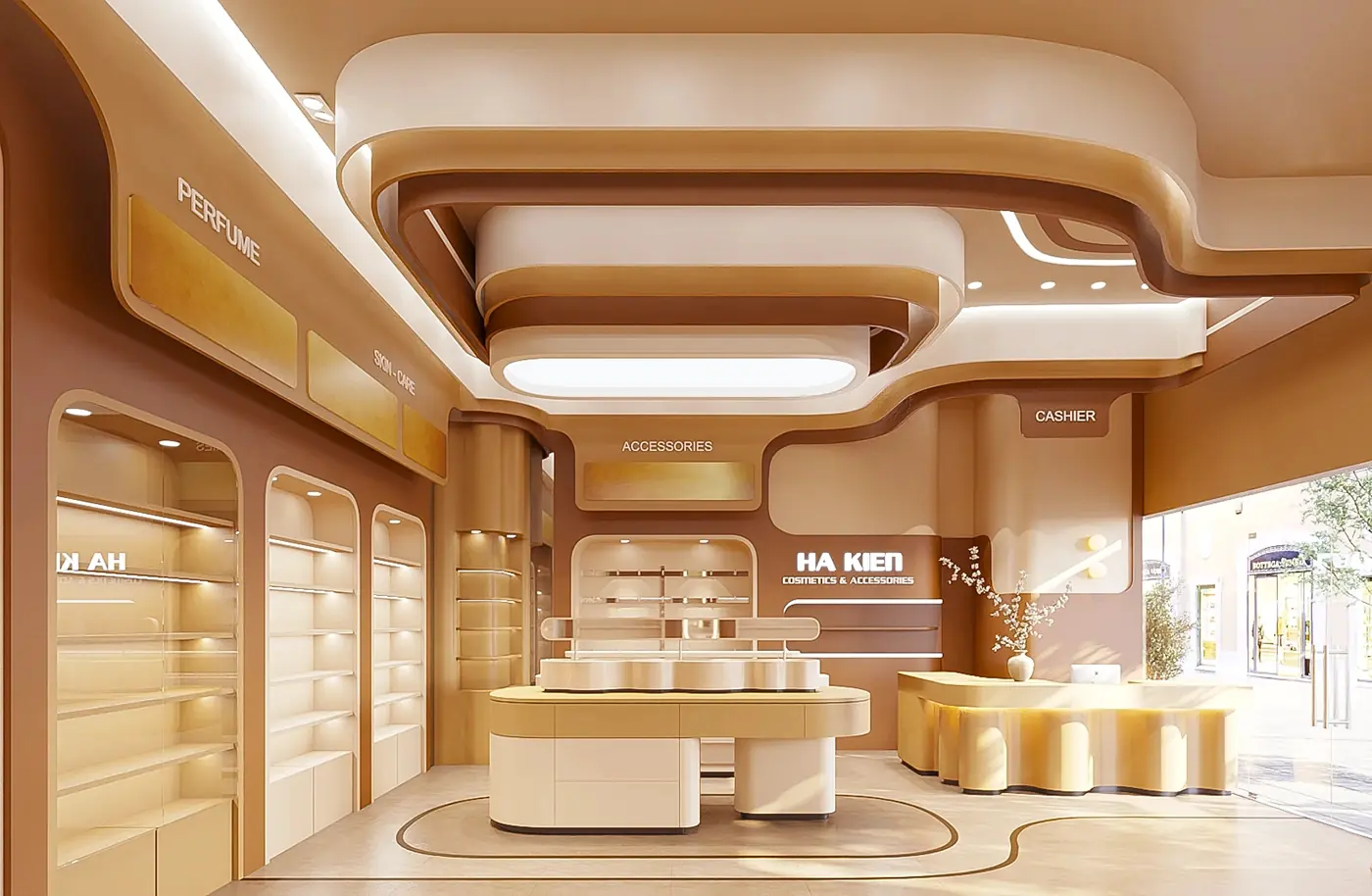 Modern Beauty Consultation Shop visual concept