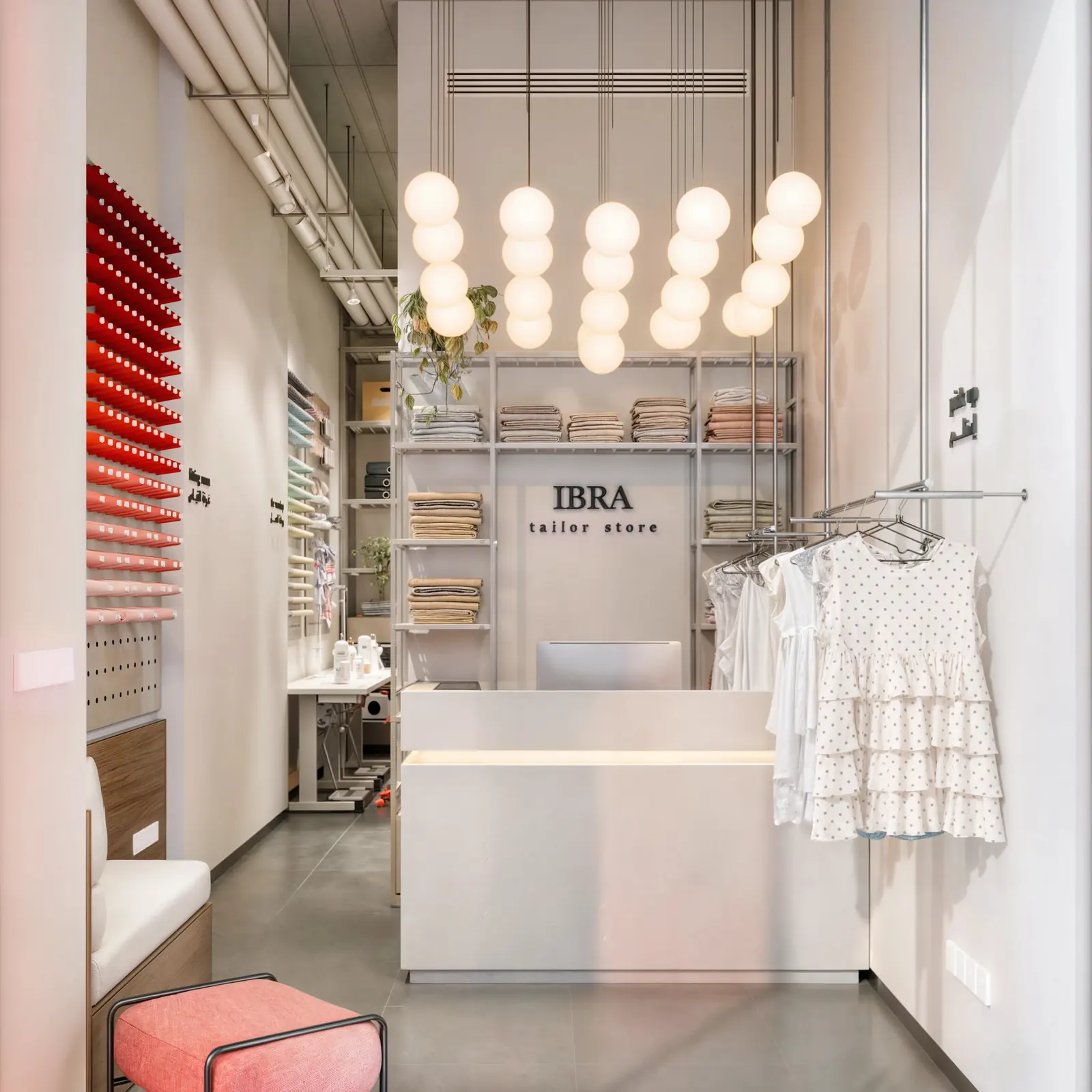 Kids Clothing Display Shop visual concept