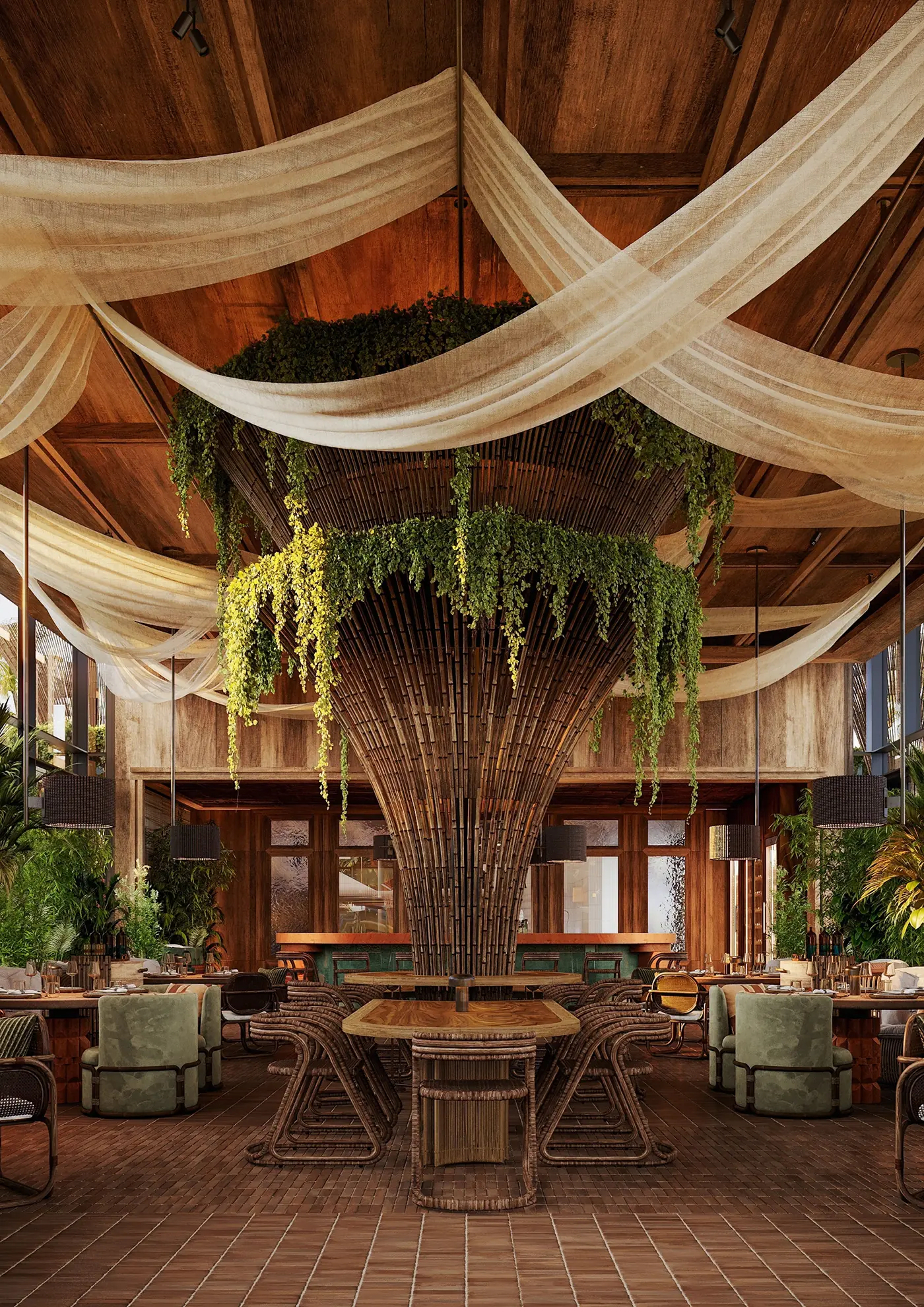 Compact Fast Casual Restaurant visual concept