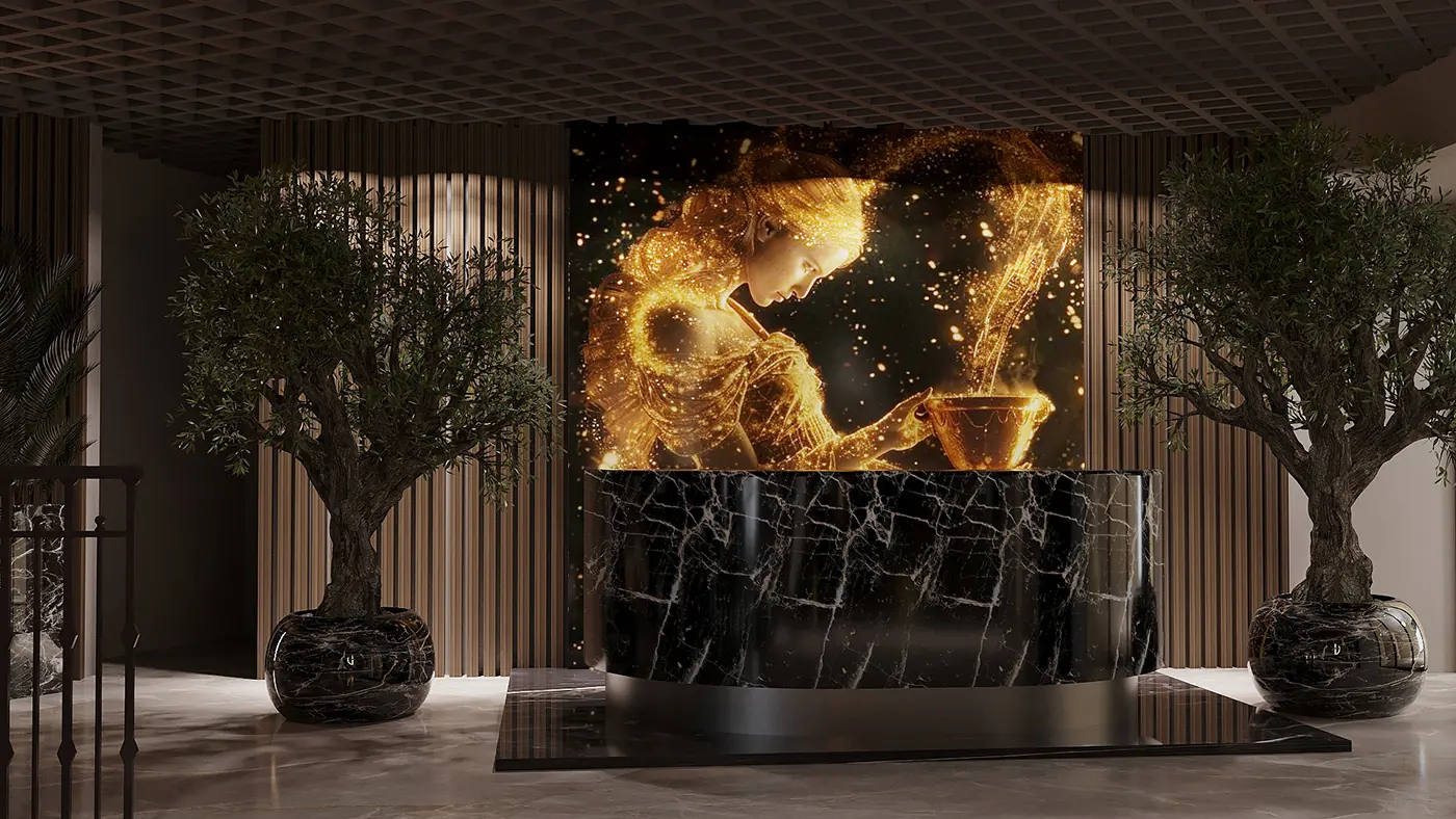 Luxury Bar and Lounge Space visual concept
