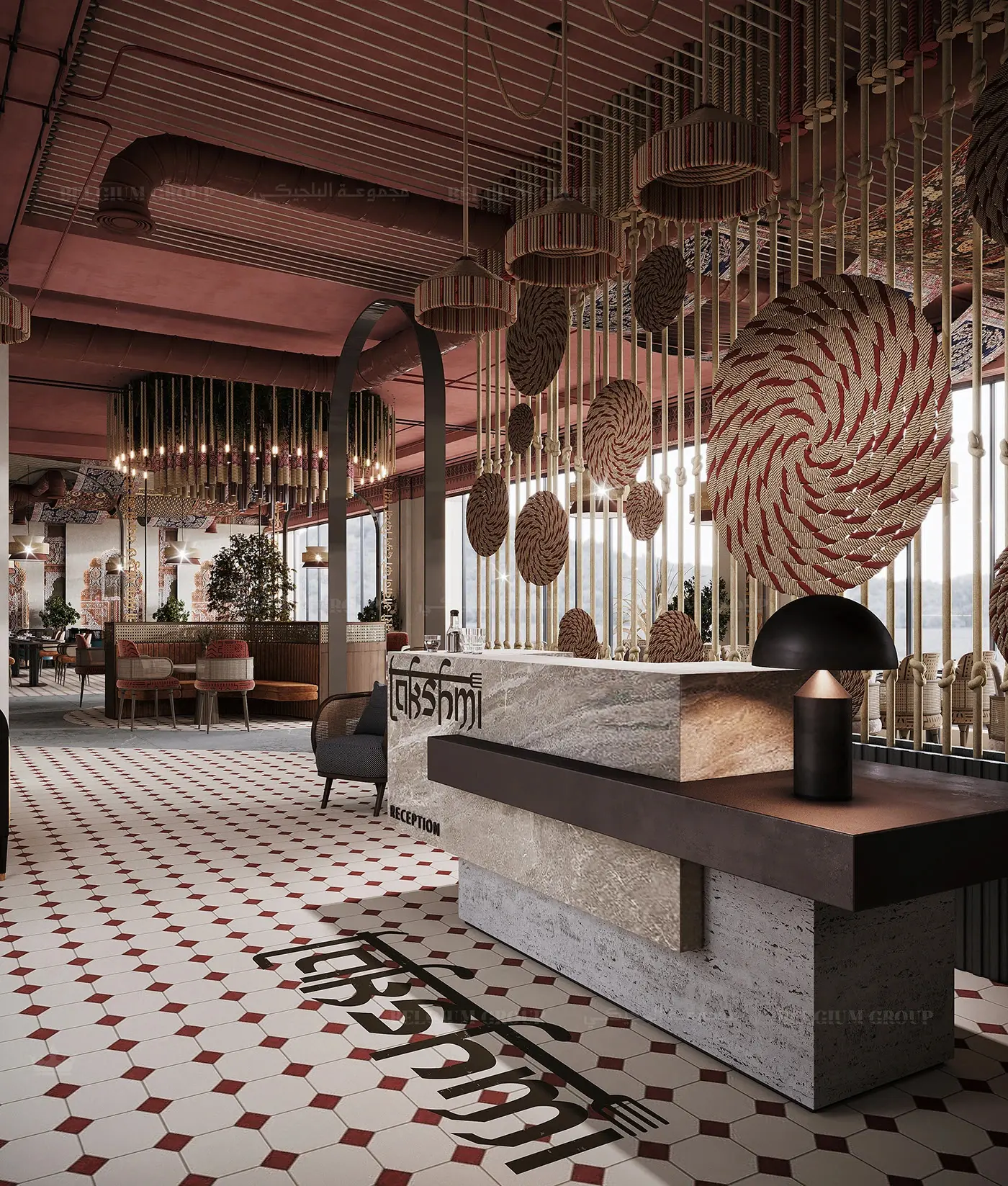 Natural Cafe Restaurant Fitout visual concept