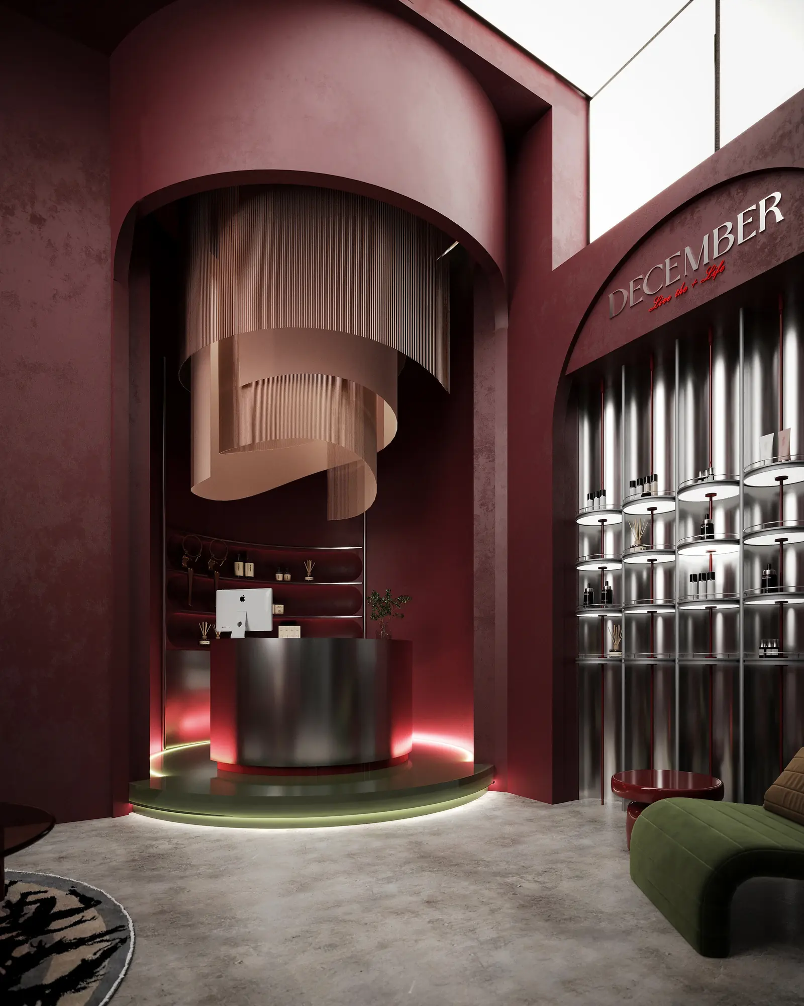 Natural Scalp Care Salon visual concept