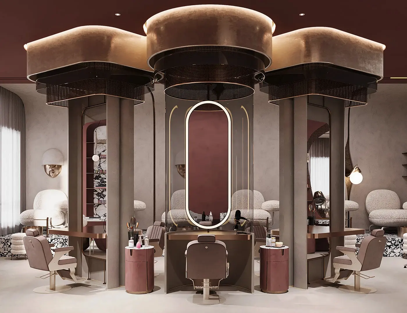 Premium Nail and Beauty Salon visual concept