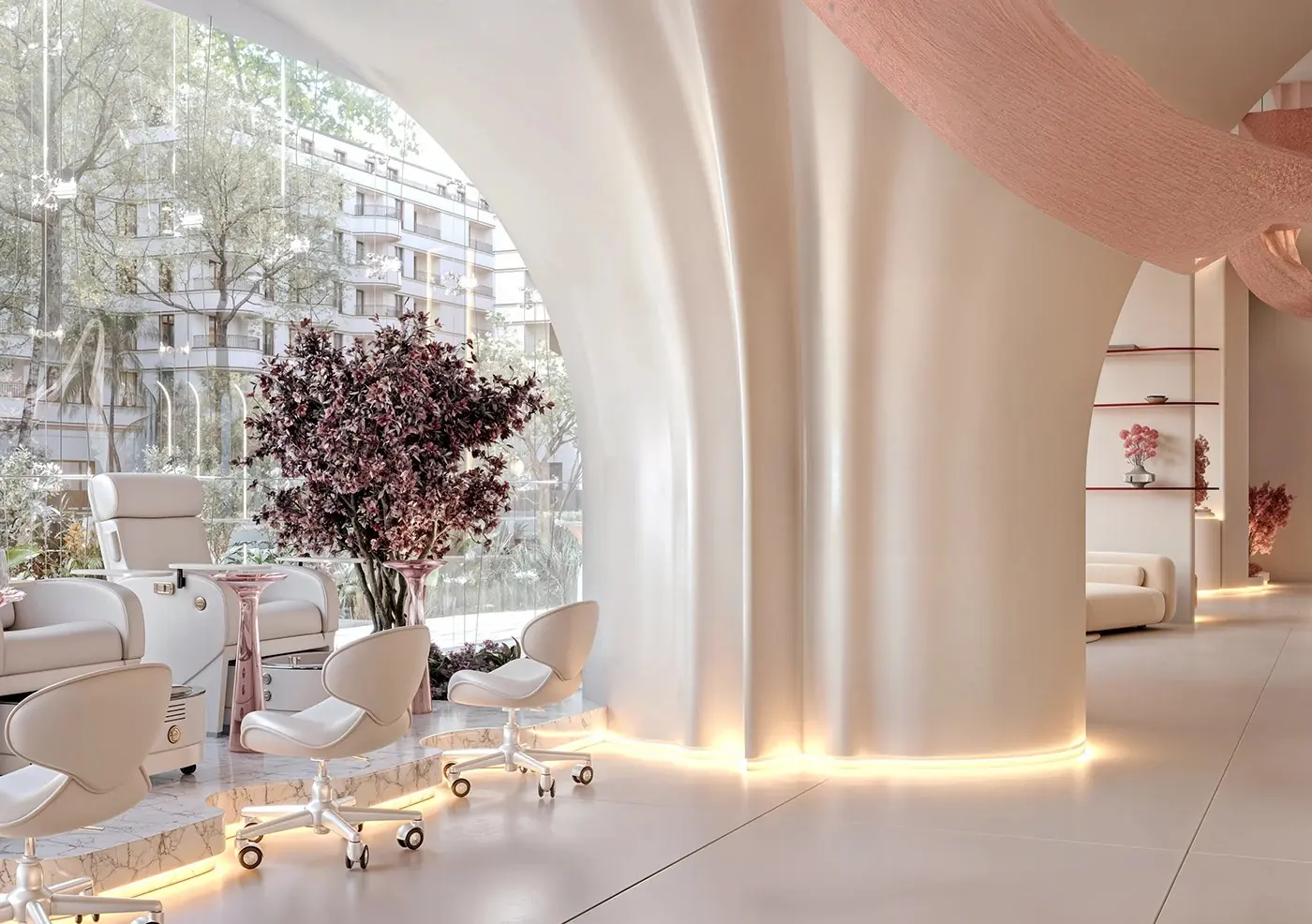 Soft Neutral Beauty Spa visual concept